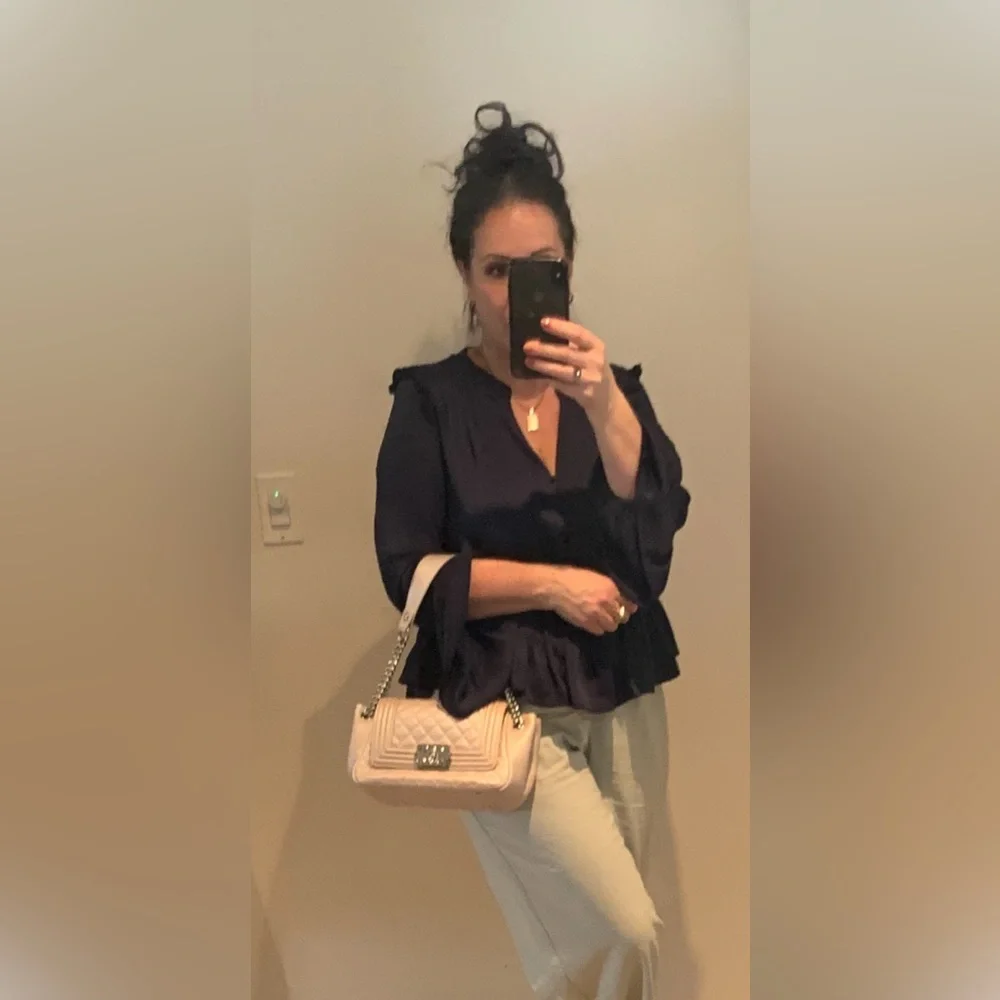 COA CHANEL Metallic Boy Bag - Picture 12 of 13